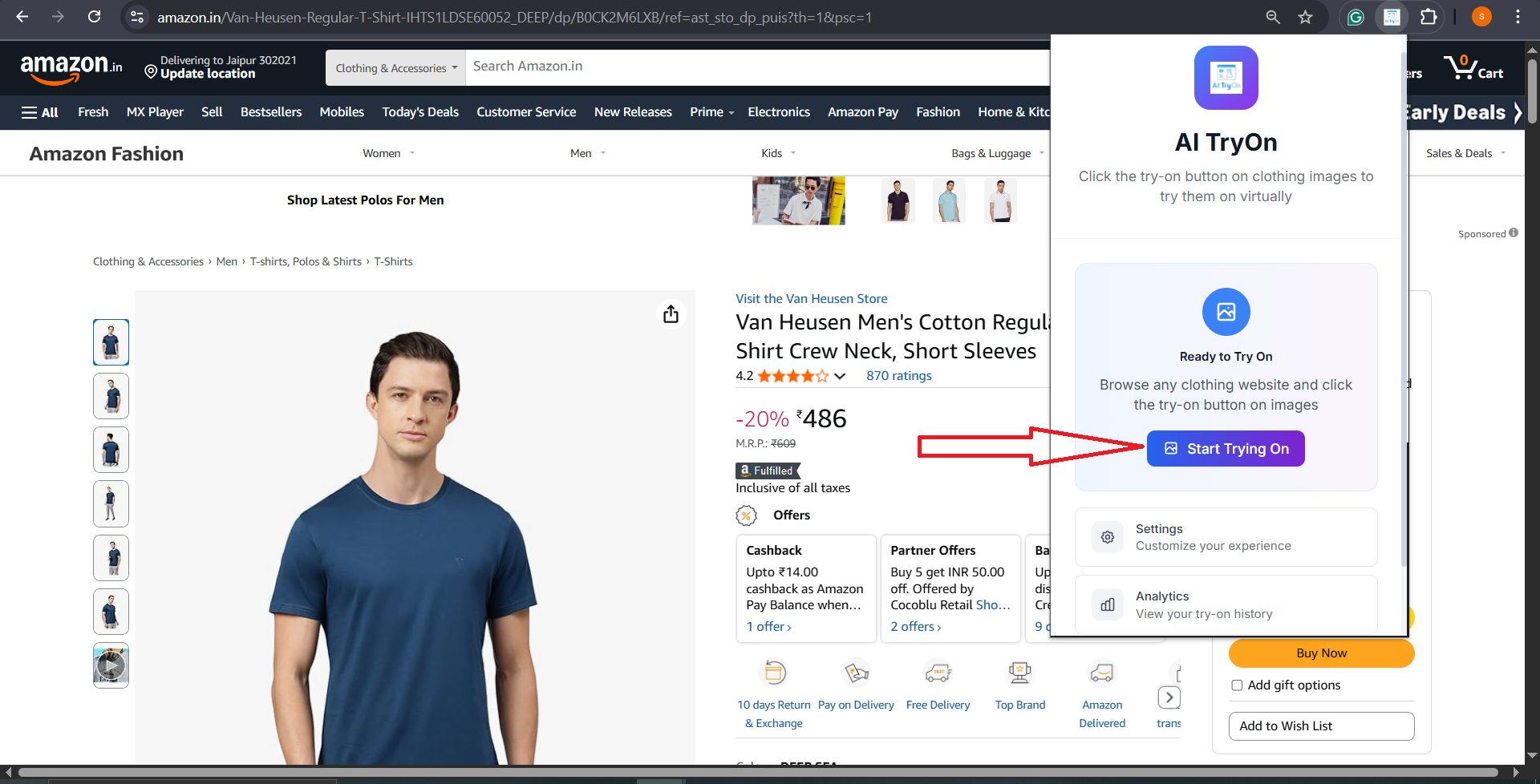 AI TryOn Screenshot 2
